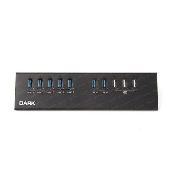 DK-AC-USB3100 Connect Master 7+3 Hızlı Şarj Adaptörlü USB3.0 Hub