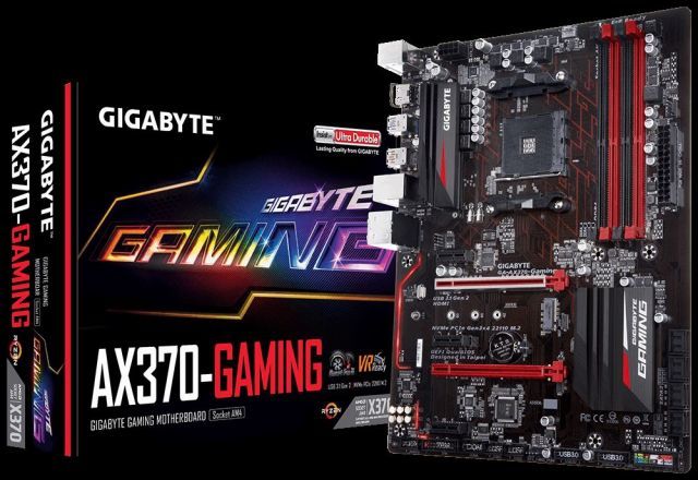 GA-AX370-GAM AMD X370 AM4 DDR4 3200MHz HDMI Gaming Anakart
