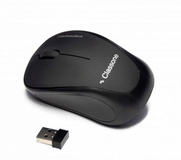 T108 2.4GHz 1000DPI Nano Alıcılı Kablosuz Siyah Mouse