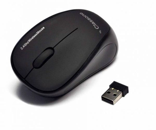 T108 2.4GHz 1000DPI Nano Alıcılı Kablosuz Siyah Mouse