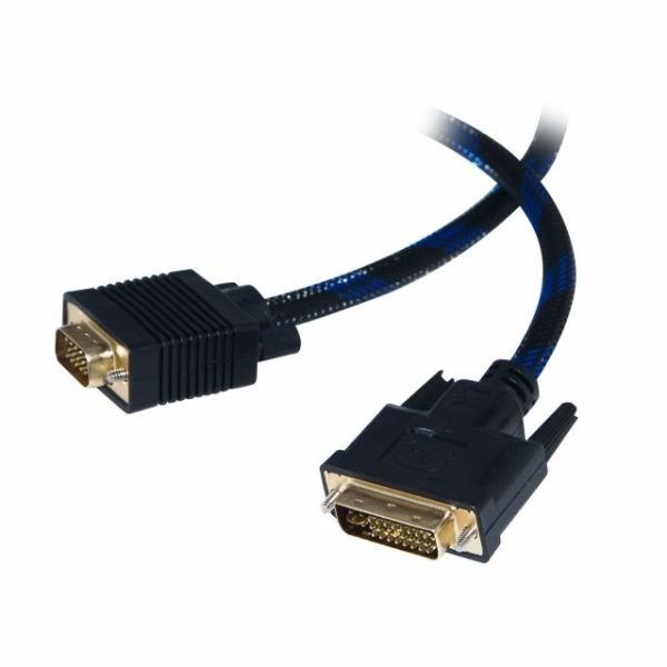 Q-VDV 1.8M DVI To VGA 24+5 Converter Çevirici Kablo