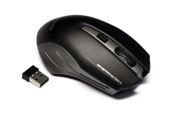 T120 2.4GHz 800/1200/1600DPI Nano Alıcılı Kablosuz Siyah Mouse