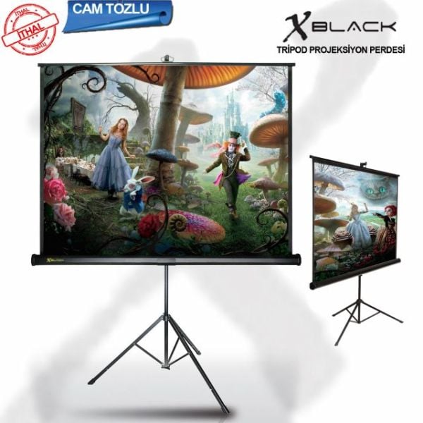 XGT-240 240x200 Pro Cam Tozlu Portatif Projeksiyon Perdesi