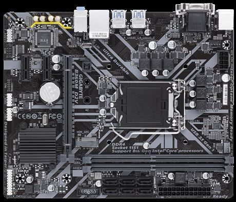 GAB36MD2V Intel B360 1151 DDR4 2666MHz DVI-I/DVI-D Anakart