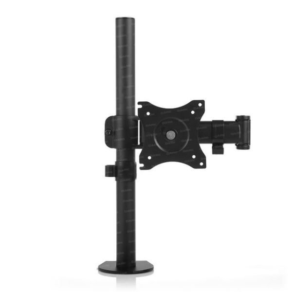 DK-AC-VM14 1 x 13''-27 Mon. Destekli Çift Parçalı Masa Tipi LCD Mon. ve TV Kol