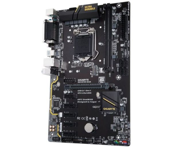 GA-H110-D3A Intel H110 1151 DDR4 2400MHz VGA Anakart