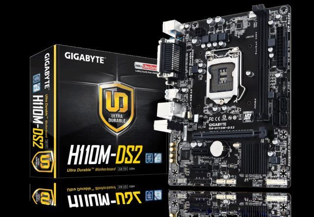 GA-H110M-DS2 Intel H110 1151 DDR4 2400MHz VGA Anakart