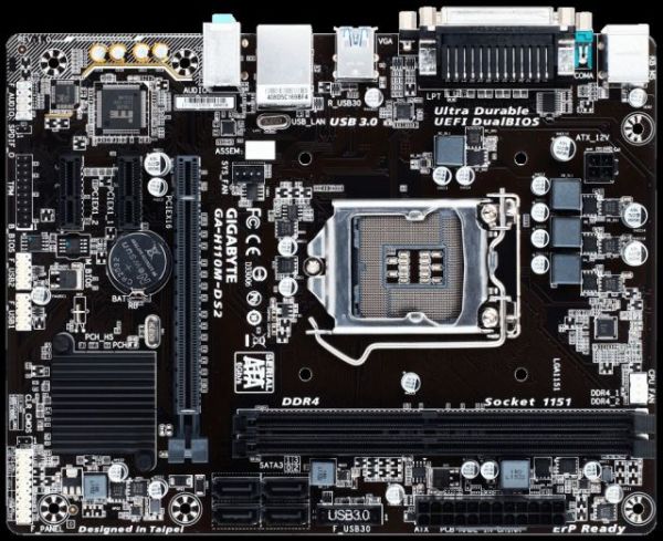GA-H110M-DS2 Intel H110 1151 DDR4 2400MHz VGA Anakart