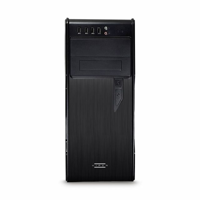 T-222 280W Powerlı Penceresiz Midi Tower Siyah Kasa