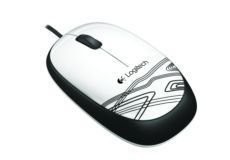 910-002944 M105 Kablolu USB Baglantılı Optik Beyaz Mouse