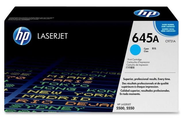C9731A No 645A Mavi 12000 Sayfa Lazer Toner