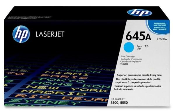 C9731A No 645A Mavi 12000 Sayfa Lazer Toner
