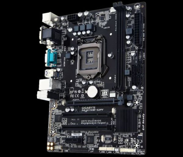 GA-H110M-S2PV Intel H110 1151 DDR4 2133MHz DVI-D/D-Sub Anakart