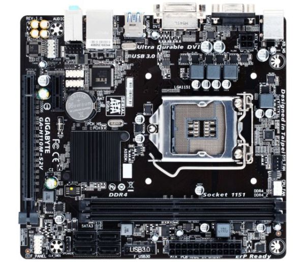 GA-H110M-S2V Intel H110 1151 DDR4 2133MHz VGA/DVI Anakart