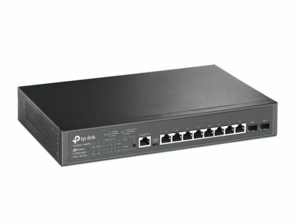 T2500G-10MPS Jetstream 8-Port Gigabit L2 Managed Poe+ Switch With 2 Sfp Slots