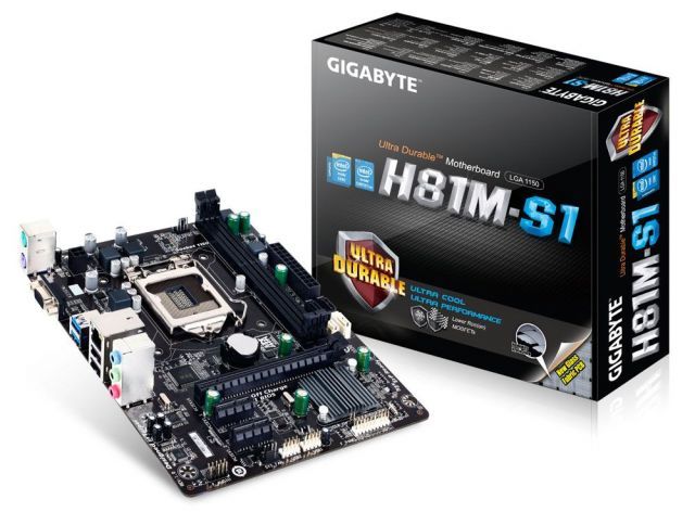 GA-H81M-S1 Intel H81 1150 DDR3 1600MHz VGA Anakart