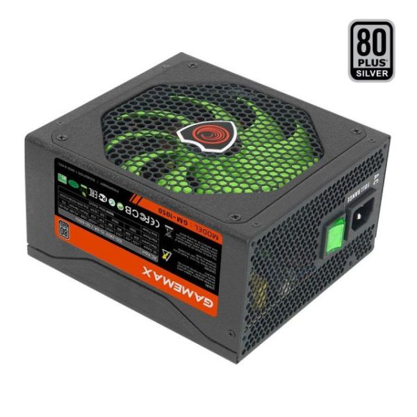 GAMEMAX1050W 1050W KUTULU 80+SILVER 14CM FANLI 7XSATA POWER SUPPLY