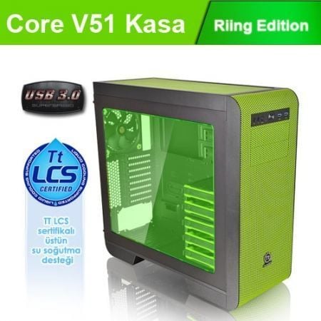 CA-1C6-00M8WN-00 Core V51 Ring Edition Pencereli USB3.0 Full Tower Kasa