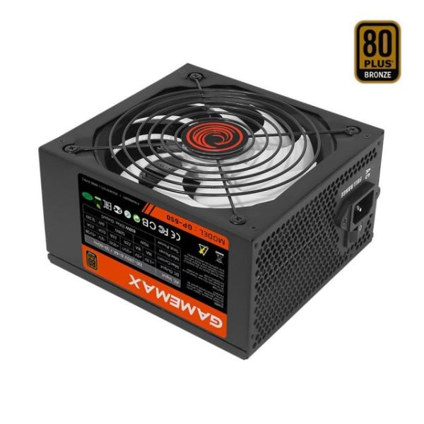 GAMEMAX650W 650W KUTULU 80+BRONZE 14CM FANLI 7XSATA POWER SUPPLY