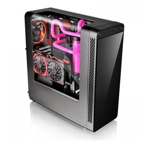 CA-1G7-00M1WN-00 Thermaltake View 27 MidTower Panoramik Pencereli Siyah Kasa