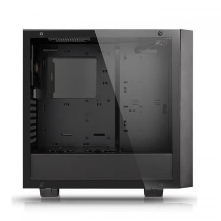 CA-1I4-00M1WN-00 Thermaltake Core G21 TG ATX Mid Tower Çift Camlı Siyah Kasa