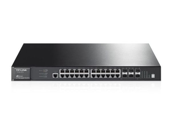 T3700G-28TQ 24 Port 10/100/1000Mbps 4 SFP 10G Jetstream Yönetilebilir Switch