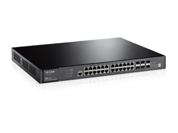 T3700G-28TQ 24 Port 10/100/1000Mbps 4 SFP 10G Jetstream Yönetilebilir Switch