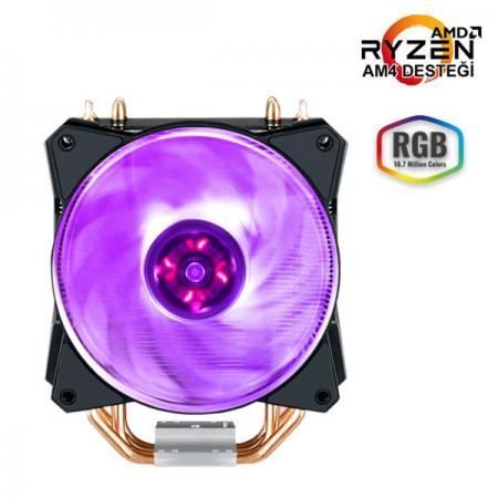 MAP-T4PN-220PC-R1 MasterAir MA410P 120mm RGB Led Fanlı İşlemci Soğutucusu (İntel&AM4)