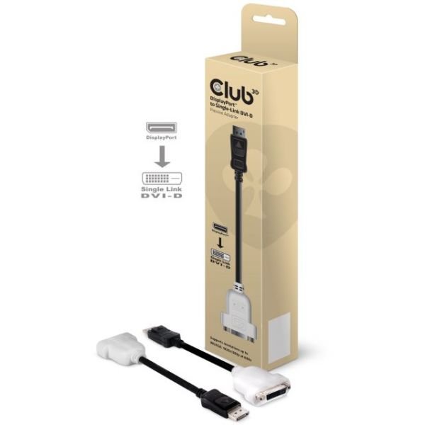 CAC-1000 DVI-D Tek Bağlantı Pasif Adaptör DisplayPort Çevirici