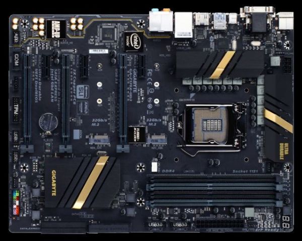 GA-Z170-D3H Intel Z170 1151 DDR4 2133MHz DVI/HDMI Anakart