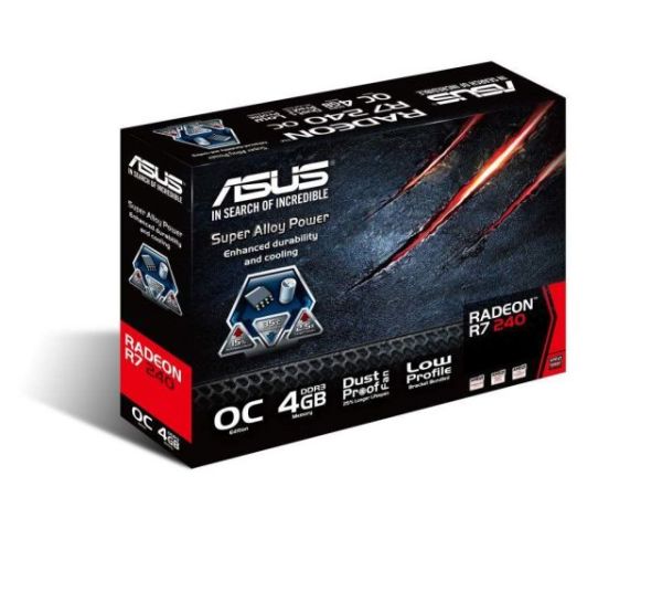 R7240-OC-4GD3-L R7 240 4GB 128B DDR3 LP DVID/HDMI OC AMD Ekran Kartı