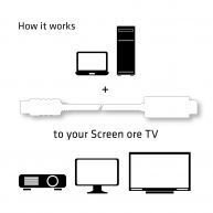 CAC-1073 Display Port 1.2 to HDMI 2.0, UHD 4K 60HZ, Male-Male, 3 Metre Kablo