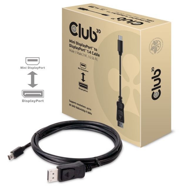 CAC-1115 MiniDP Bağlantı Noktası 1.4 HBR3 HDMI Görüntü Kablosu