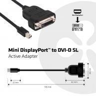 CAC-1152 DVI-D SL Aktif Adaptörüne Mini DP Port Görüntü Kablosu