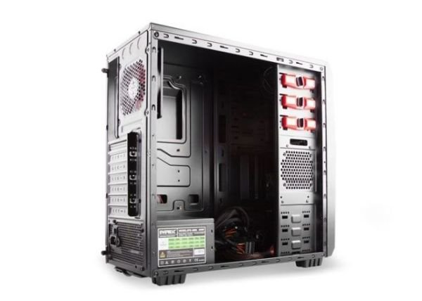 RANGE-7 650W Powerlı Pencereli Midi Tower Siyah Kasa