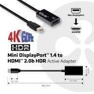 CAC-1180 Mini DisplayPort 1.4 - HDMI 2.0b HDR Çevirici
