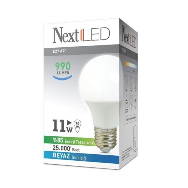 YE-E27AL-11WB 11W E27 Beyaz Led Ampul