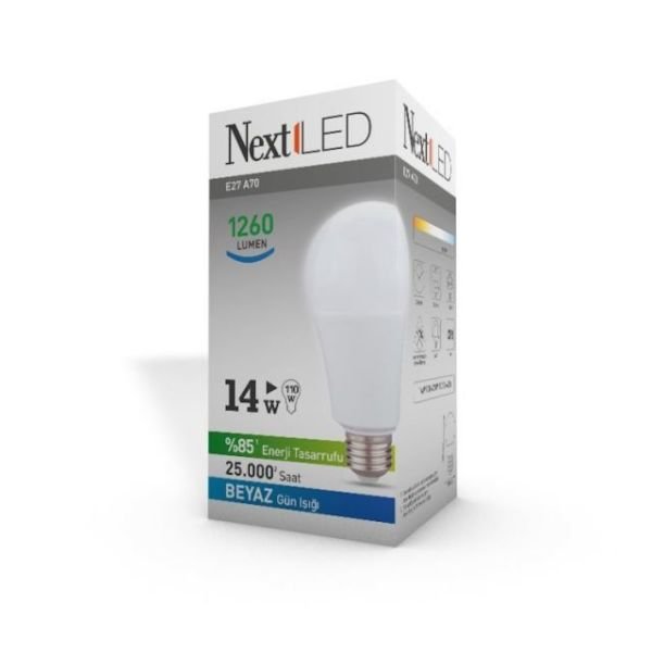 YE-E27AL-14WB 14W E27 Beyaz Led Ampul