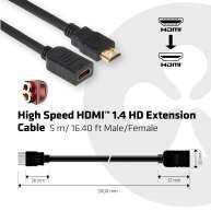 CAC-1320 5M(M/F) 16.40ft Yüksek Hızlı HDMI 1.4 HD Uzatma Kablosu