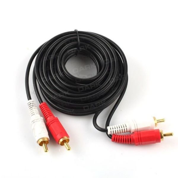 DK-CB-AURCAXRCAL30 3 Metre 2.5mm 2xRCA Stereo Ses Kablosu