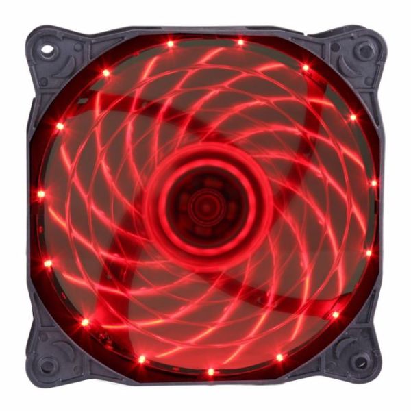 GF-12R GAMEPOWER GF-12R 12CM LED'Lİ KASA FANI KIRMIZI