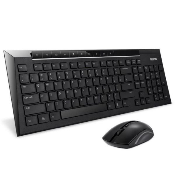 18038 8200P Kablosuz Optik Siyah Klavye,Mouse TR