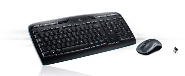 920-003988 MK330 Kablosuz Q Multimedya TR Siyah Klavye,Mouse Set