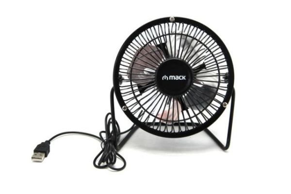 MCF-14-BK Masaüstü Metal Siyah USB Fan