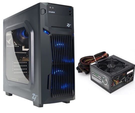 Z1NEO-500LX Z1NEO Atx Mid Tower 500W Power Supply Siyah Kasa 1x kulaklık, 1x mıc., 2