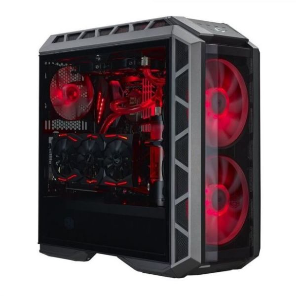 MCM-H500P-MGNN-SM0 Tempered Glass 2x200mm RGB Led Fanlı Super Mid Tower Gaming Kasa