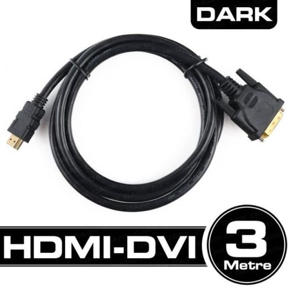 DK-CB-DVIXHDMIL300 3M DVI-HDMI Çift Yönlü Görüntü Kablosu