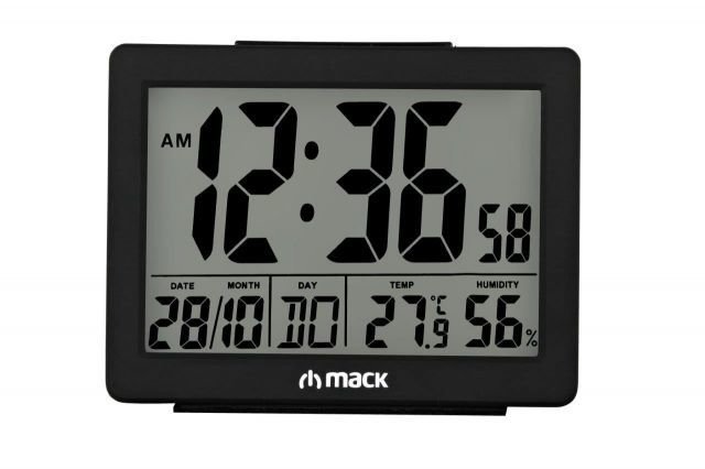 MCT-8017 MCT 8017 Siyah Masa Üstü Dijital Saat
