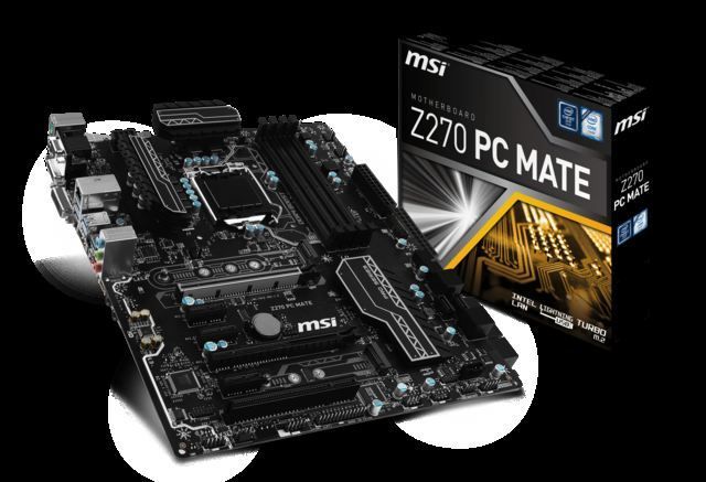 Z270-PC-MATE Intel Z270 1151 DDR4 3800MHz HDMI/DVI/VGA Anakart