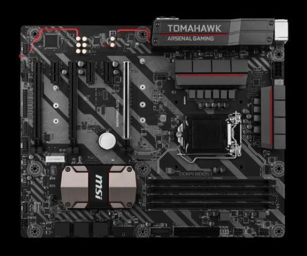 Z270TOMAHAWK Intel Z270 1151 DDR4 3800MHz HDMI/DVI Gaming Anakart